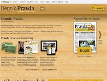 Tablet Screenshot of dennik.pravda.sk