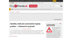 Desktop Screenshot of antitotalita.blog.pravda.sk