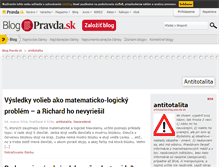 Tablet Screenshot of antitotalita.blog.pravda.sk