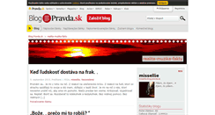Desktop Screenshot of missellie.blog.pravda.sk
