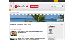 Desktop Screenshot of cyrilsebo.blog.pravda.sk