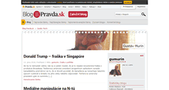 Desktop Screenshot of gumurin.blog.pravda.sk