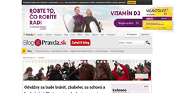 Desktop Screenshot of koloseo.blog.pravda.sk