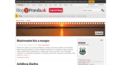 Desktop Screenshot of orava.blog.pravda.sk