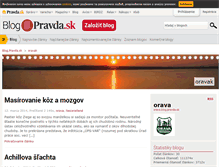 Tablet Screenshot of orava.blog.pravda.sk