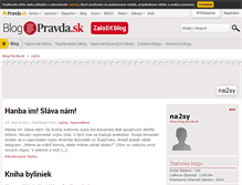 Tablet Screenshot of na2sy.blog.pravda.sk