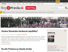 Tablet Screenshot of patricia.blog.pravda.sk