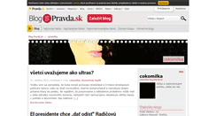Desktop Screenshot of cokomilka.blog.pravda.sk