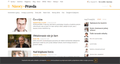 Desktop Screenshot of nazory.pravda.sk