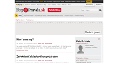 Desktop Screenshot of medeco.blog.pravda.sk