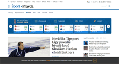 Desktop Screenshot of hokej.pravda.sk
