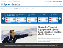 Tablet Screenshot of hokej.pravda.sk