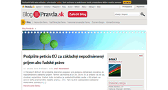 Desktop Screenshot of anaj.blog.pravda.sk