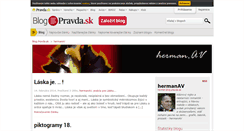 Desktop Screenshot of herman.blog.pravda.sk