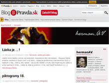 Tablet Screenshot of herman.blog.pravda.sk