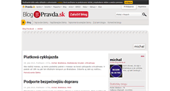 Desktop Screenshot of michal.blog.pravda.sk