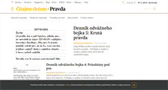 Desktop Screenshot of citajmedetom.pravda.sk