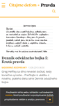 Mobile Screenshot of citajmedetom.pravda.sk