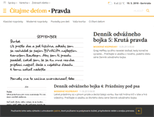 Tablet Screenshot of citajmedetom.pravda.sk