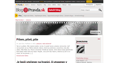 Desktop Screenshot of josezuna.blog.pravda.sk