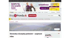 Desktop Screenshot of popelka.blog.pravda.sk