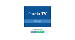 Desktop Screenshot of pravda.tv