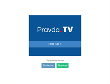 Tablet Screenshot of pravda.tv
