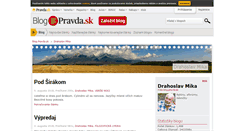 Desktop Screenshot of mika.blog.pravda.sk