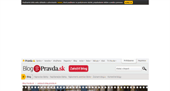 Desktop Screenshot of pampuch.blog.pravda.sk