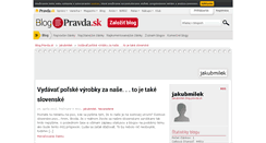 Desktop Screenshot of jakubmilek.blog.pravda.sk