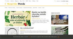 Desktop Screenshot of mozgovna.pravda.sk