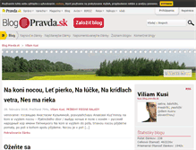 Tablet Screenshot of kusi.blog.pravda.sk
