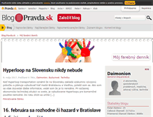Tablet Screenshot of daimonion.blog.pravda.sk