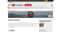 Desktop Screenshot of lukras.blog.pravda.sk