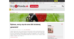 Desktop Screenshot of crna.blog.pravda.sk