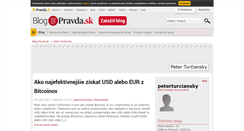 Desktop Screenshot of peterturciansky.blog.pravda.sk