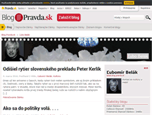 Tablet Screenshot of belak.blog.pravda.sk
