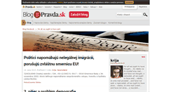 Desktop Screenshot of krija.blog.pravda.sk
