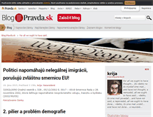 Tablet Screenshot of krija.blog.pravda.sk